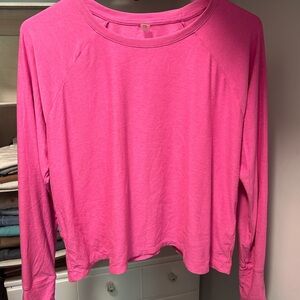 Beyond Yoga Featherweight Daydreamer Pullover Pink Size Medium